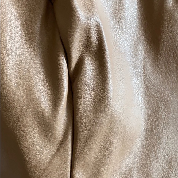 Brown faux leather crop top - Picture 6 of 8